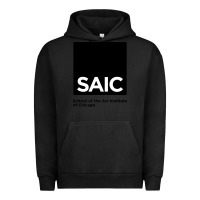 Pigment Black School of The Art Institute of Chicago College Urban Hoodie - artisFamous