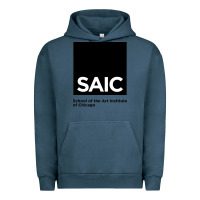 Pigment Midnight Navy School of The Art Institute of Chicago College Urban Hoodie - artisFamous