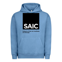 Pigment Pebble Blue School of The Art Institute of Chicago College Urban Hoodie - artisFamous