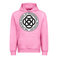Fuchsia Pink The Chicago School of Professional Psychology Urban Hoodie - artisFamous
