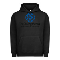 Pigment Black The Chicago School of Professional Psychology Urban Hoodie - artisFamous