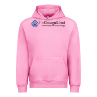 Fuchsia Pink The Chicago School of Professional Psychology Urban Hoodie - artisFamous