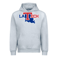 Heather Grey louisiana tech athletics Urban Hoodie - artisFamous