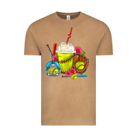 Vintage Camel Softball Frappe Coffee Vintage Tee - FaDigitalArtStudio