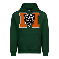Forest Green mercer bears Urban Hoodie - artisFamous