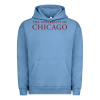 Pigment Pebble Blue College of Chicago Urban Hoodie - artisFamous