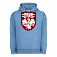 Pigment Pebble Blue College of Chicago Urban Hoodie - artisFamous