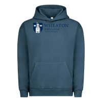 Pigment Midnight Navy Wheaton College (Illinois) Urban Hoodie - artisFamous