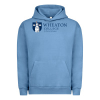 Pigment Pebble Blue Wheaton College (Illinois) Urban Hoodie - artisFamous