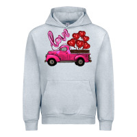 Heather Grey valentines day turck with balloons Urban Hoodie - RanaPortraitStore