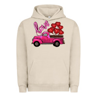 Pigment French Oak valentines day turck with balloons Urban Hoodie - RanaPortraitStore