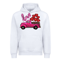 White valentines day turck with balloons Urban Hoodie - RanaPortraitStore