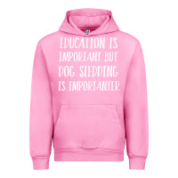 Fuchsia Pink dog sledding is importanter Urban Hoodie - artisFamous