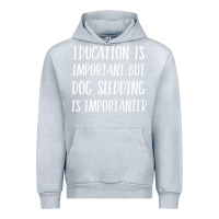 Heather Grey dog sledding is importanter Urban Hoodie - artisFamous