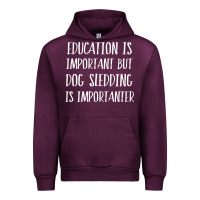 Mauve Wine dog sledding is importanter Urban Hoodie - artisFamous