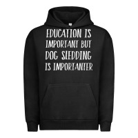 Pigment Black dog sledding is importanter Urban Hoodie - artisFamous