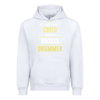 White i raised a badass drummer Urban Hoodie - artisFamous
