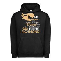 Pigment Black women are born in richmond Urban Hoodie - artisFamous