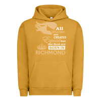 Pigment Peanut Butter women are born in richmond Urban Hoodie - artisFamous