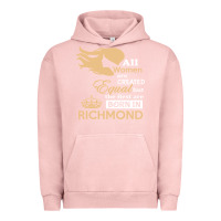 Pigment Salmon women are born in richmond Urban Hoodie - artisFamous