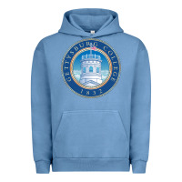 Pigment Pebble Blue gettysburg college Urban Hoodie - artisFamous
