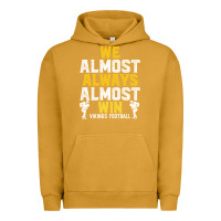 Pigment Peanut Butter vikings we almost always almost win   funny sports Urban Hoodie - artisFamous