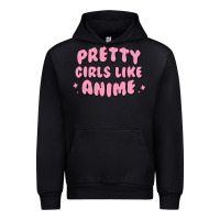 Black Pretty Girls Like Anime Urban Hoodie - artisFamous