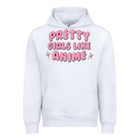 White Pretty Girls Like Anime Urban Hoodie - artisFamous