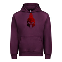 Mauve Wine Spartan Urban Hoodie - artisFamous