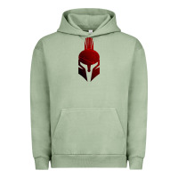 Pigment Oil Green Spartan Urban Hoodie - artisFamous
