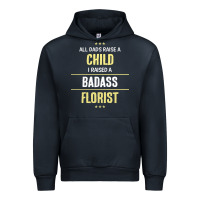 Navy i raised a badass florist Urban Hoodie - artisFamous