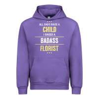 Tulip i raised a badass florist Urban Hoodie - artisFamous