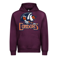 Mauve Wine Condors, The Bakersfield Urban Hoodie - artisFamous