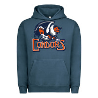 Pigment Midnight Navy Condors, The Bakersfield Urban Hoodie - artisFamous