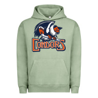 Pigment Oil Green Condors, The Bakersfield Urban Hoodie - artisFamous