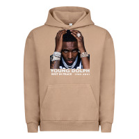 Pigment Burro Rest in Peace Young Dolph Urban Hoodie - artisFamous
