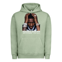 Pigment Oil Green Rest in Peace Young Dolph Urban Hoodie - artisFamous