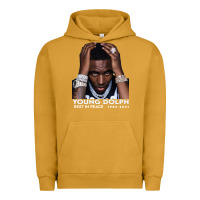 Pigment Peanut Butter Rest in Peace Young Dolph Urban Hoodie - artisFamous