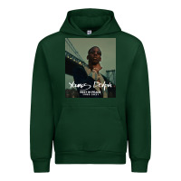 Forest Green Rest in Peace Young Dolph Urban Hoodie - artisFamous
