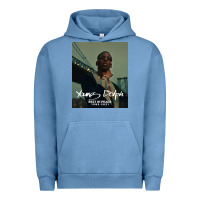 Pigment Pebble Blue Rest in Peace Young Dolph Urban Hoodie - artisFamous