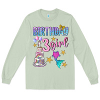 Matcha birthday girl 3 Long Sleeve Tee - BundleAndBundleShop