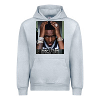 Heather Grey Rest in Peace Young Dolph Urban Hoodie - artisFamous