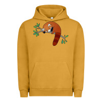 Red Panda Sleeping Urban Hoodie | Teevron