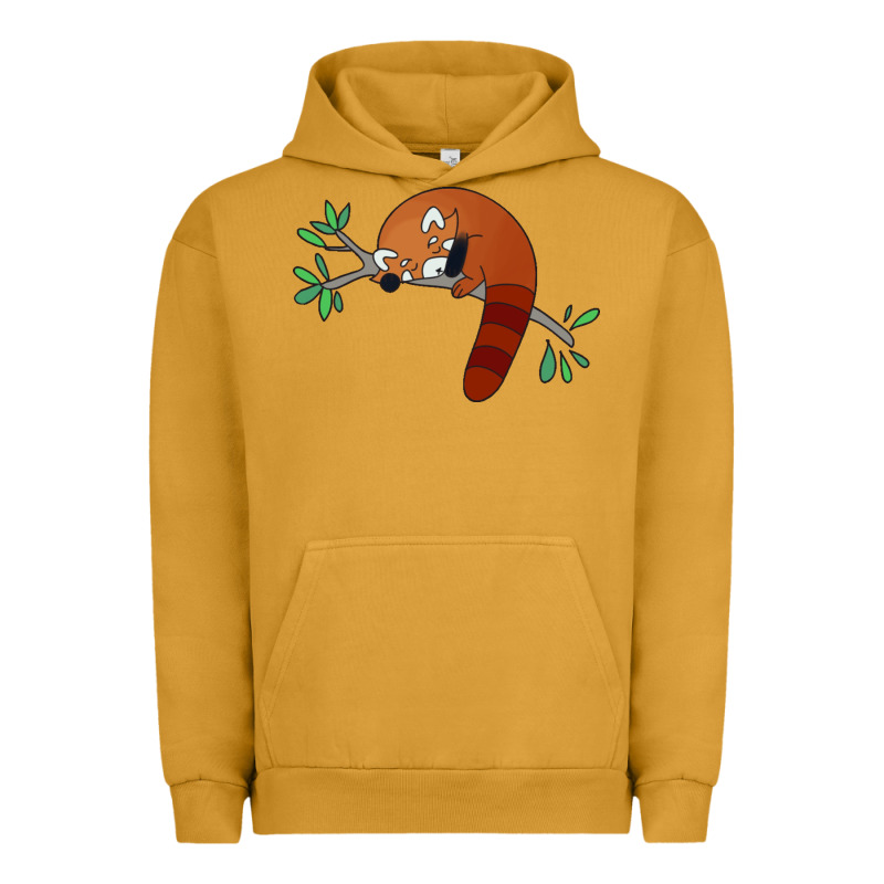 Red Panda Sleeping Urban Hoodie by artisFamous | Teevron