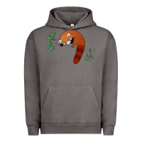 Pigment Tornado red panda sleeping Urban Hoodie - artisFamous