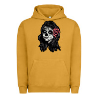 Pigment Peanut Butter sugar skull lady Urban Hoodie - artisFamous