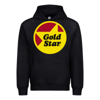 Black Gold Star Chili Resto Urban Hoodie - artisFamous