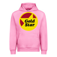 Fuchsia Pink Gold Star Chili Resto Urban Hoodie - artisFamous