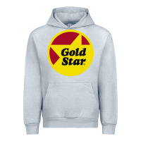 Heather Grey Gold Star Chili Resto Urban Hoodie - artisFamous