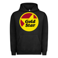 Pigment Black Gold Star Chili Resto Urban Hoodie - artisFamous